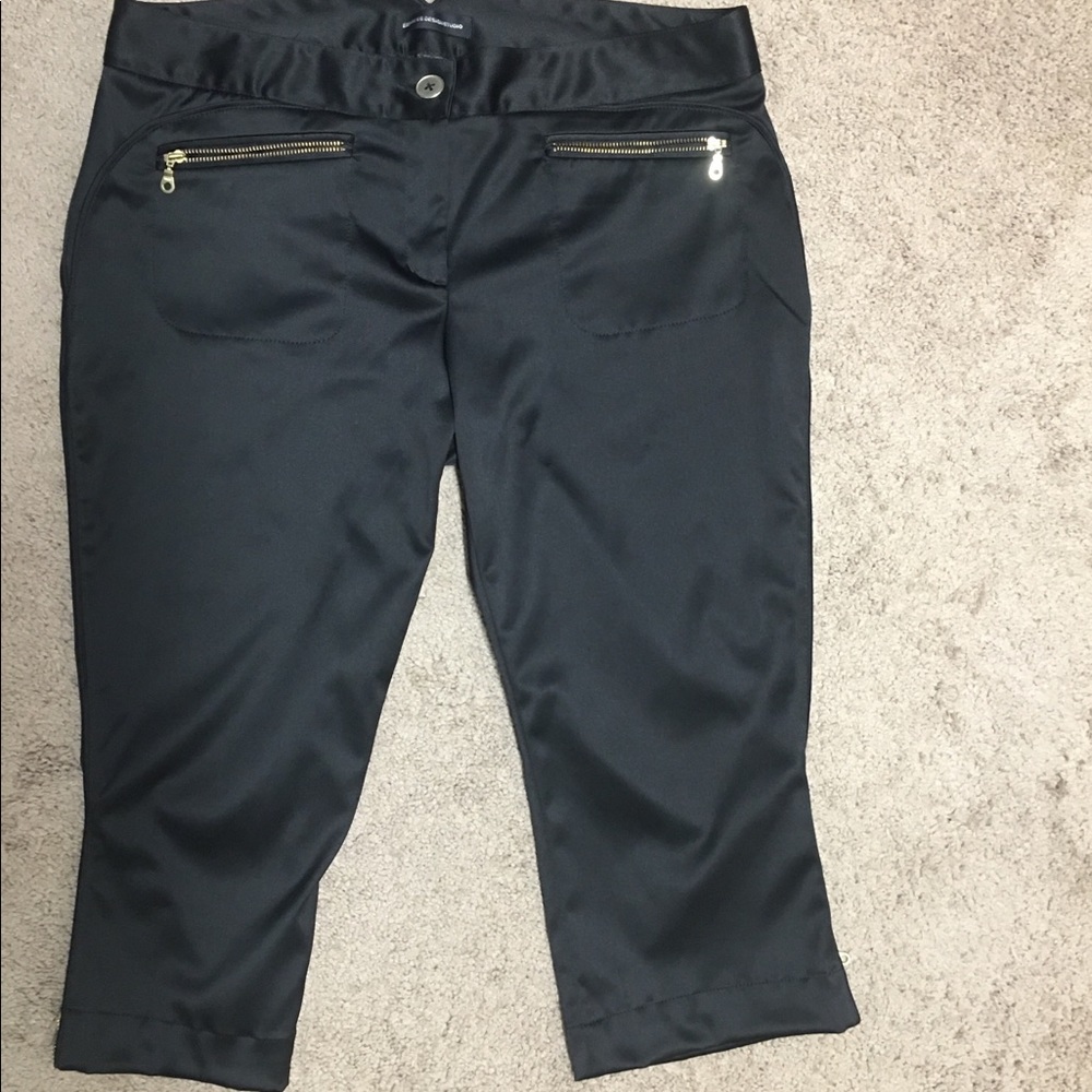 Dressy Black Capris
